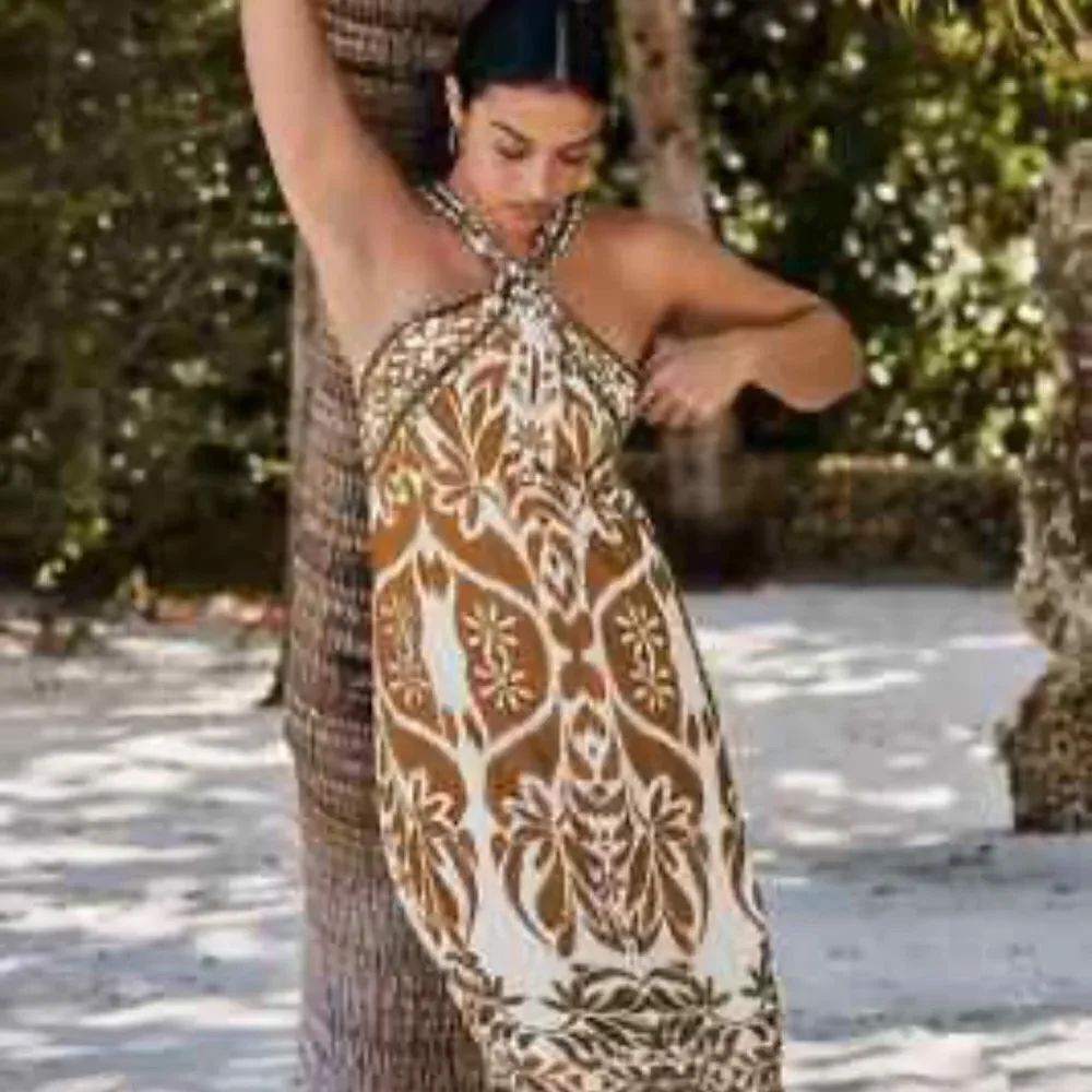 Anthropologie Vineet Bahl Printed Halter Dress
SS12